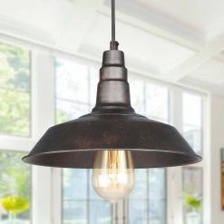 Lighting LNC Rust Pendant Lights-Clearance