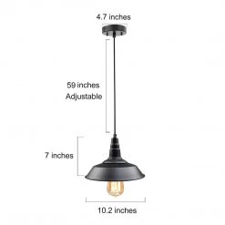 Lighting LNC Black Modern Pendant Light -- 3 Pack-Clearance