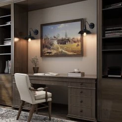 LNC Industrial Black Sconce-Clearance