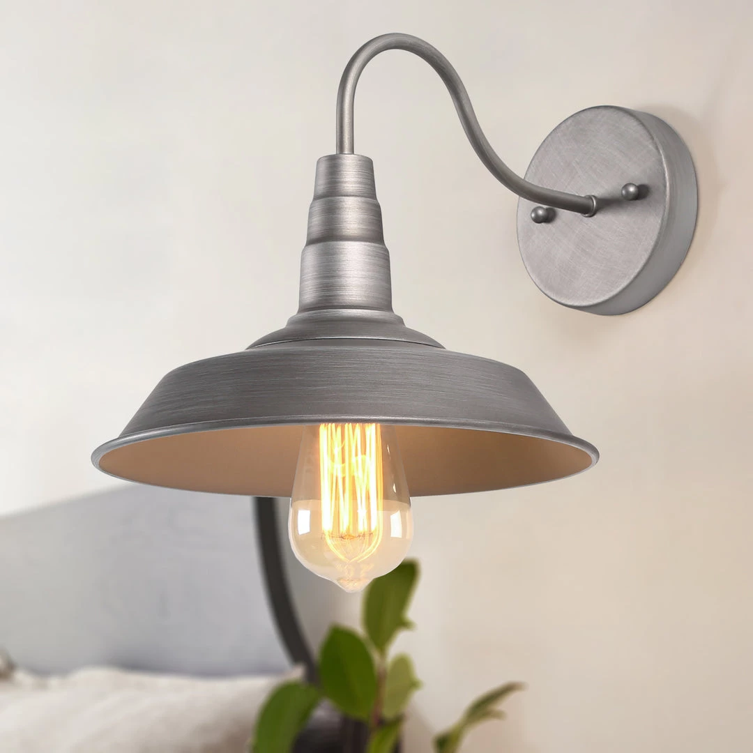 Lighting LNC Industrial Brushed Sconce-Clearance 3 Lighting LNC Industrial Brushed Sconce-Clearance
