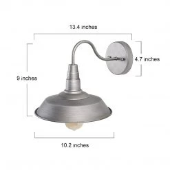 Lighting LNC Industrial Brushed Sconce-Clearance 13 Lighting LNC Industrial Brushed Sconce-Clearance
