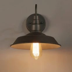 Lighting LNC Industrial Brushed Sconce-Clearance 14 Lighting LNC Industrial Brushed Sconce-Clearance