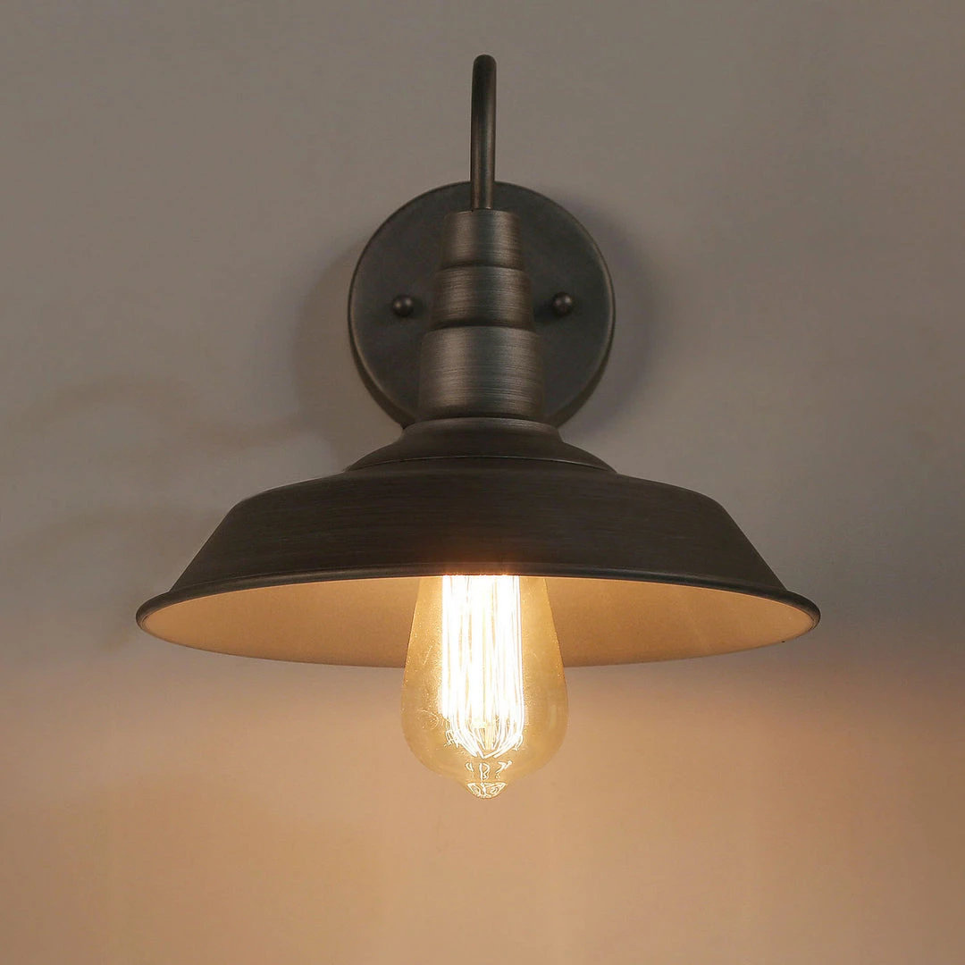 Lighting LNC Industrial Brushed Sconce-Clearance 8 Lighting LNC Industrial Brushed Sconce-Clearance