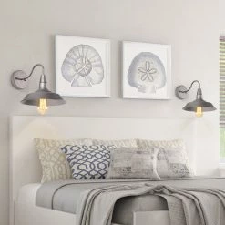 Lighting LNC Industrial Brushed Sconce-Clearance 12 Lighting LNC Industrial Brushed Sconce-Clearance