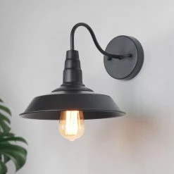 LNC Industrial Black Sconce - 2 Pack Hot Sale