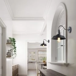 LNC Industrial Black Sconce - 2 Pack Hot Sale