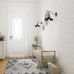 LNC Industrial Black Sconce - 2 Pack Hot Sale