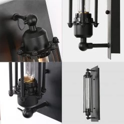 LNC Wire Cage Wall Sconce
