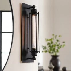 LNC Wire Cage Wall Sconce