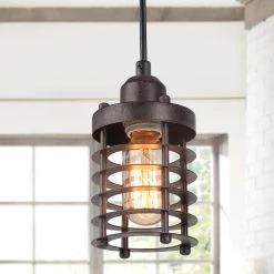 Hot Sale LNC Rustic Mini Cage Pendant