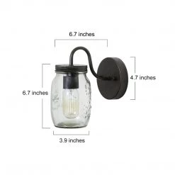 LNC Mason Jar Sconce