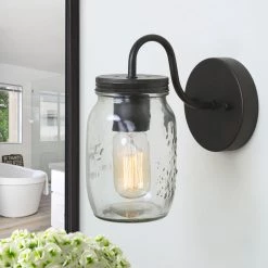 LNC Mason Jar Sconce