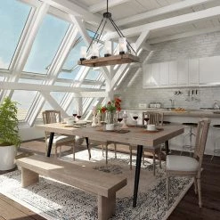 LNC Rectangular Island Chandelier - 8 Lights-Clearance Lighting 13 LNC Rectangular Island Chandelier - 8 Lights-Clearance Lighting