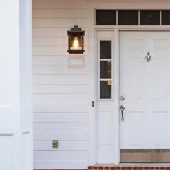 LNC Sanded Black Sconce