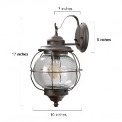 LNC Orb Outdoor Sconce-Clearance Lighting 12 LNC Orb Outdoor Sconce-Clearance Lighting
