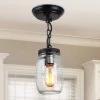LNC Mini Mason Jar Pendant Lighting