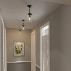 LNC Mini Mason Jar Pendant Lighting