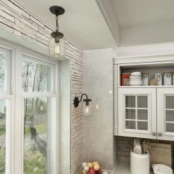 LNC Mini Mason Jar Pendant Lighting