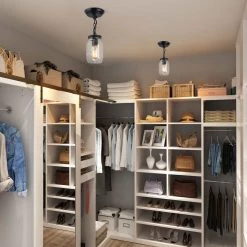 LNC Mini Mason Jar Pendant Lighting