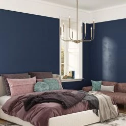 Modern LNC Simple Champagne Metal Chandelier - 8 Lights