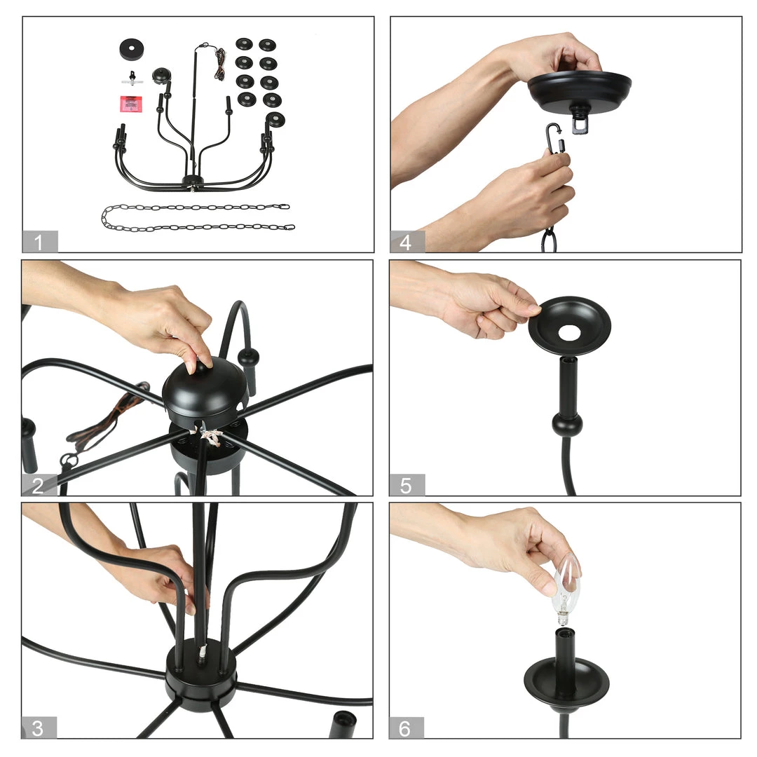 Modern LNC French Country Metal Chandelier - 9 Lights Hot Sale 13 Modern LNC French Country Metal Chandelier - 9 Lights Hot Sale