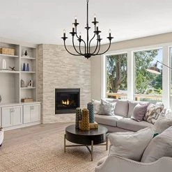 LNC Metal Chandelier - 9 Lights Open Box Lighting