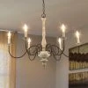 Hot Sale LNC Weathered Anchor Chandelier - 6 Lights