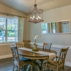 Lighting LNC Drum Wireframe Chandeliers - 6 Lights-Open Box