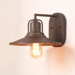 LNC Mini Pot Lid Wall Sconce