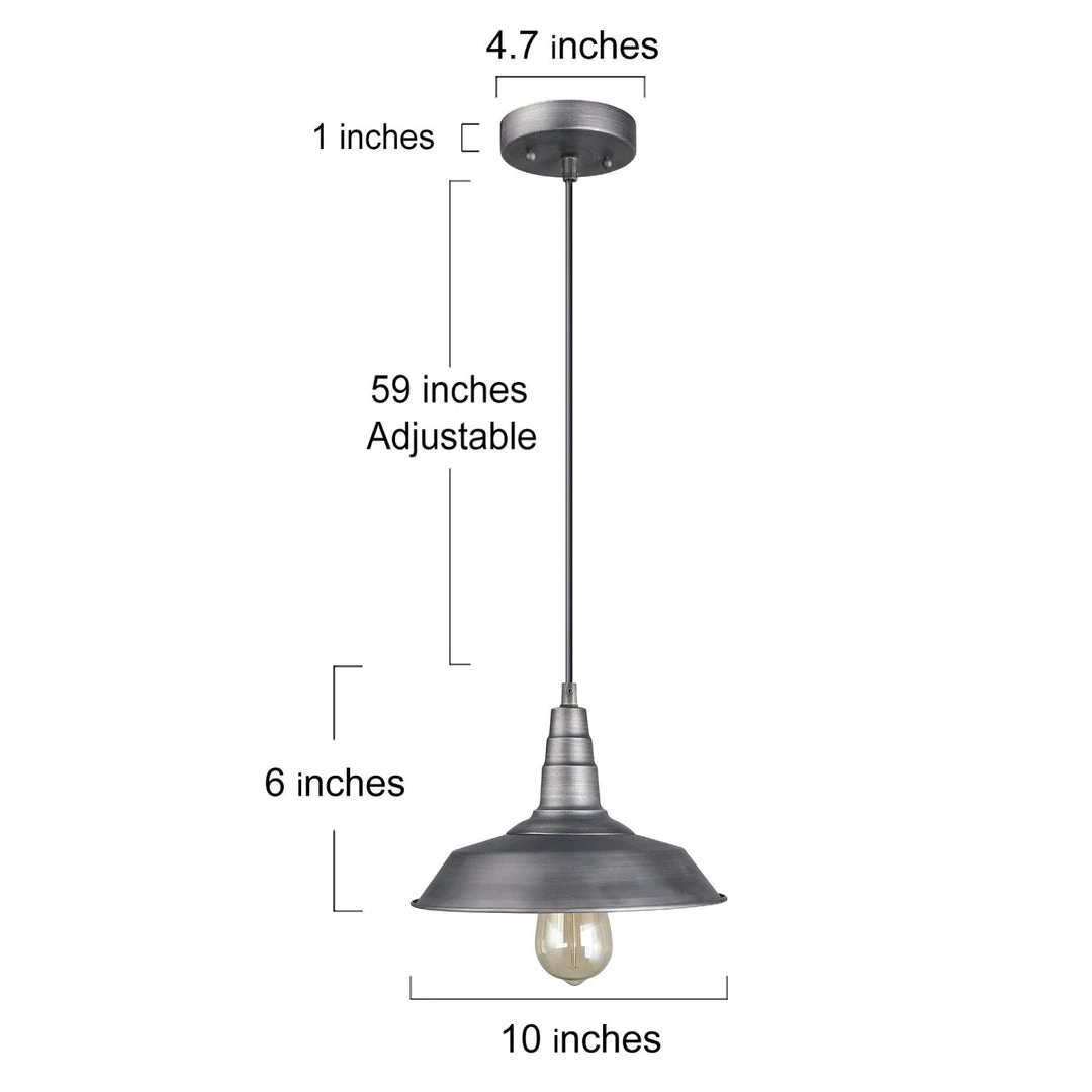 Lighting LNC Pot Lid Pendant Light-Clearance 8 Lighting LNC Pot Lid Pendant Light-Clearance
