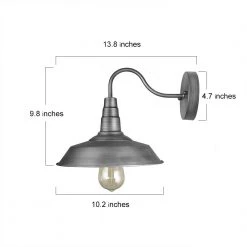 Lighting LNC Pot Lid Wall Sconce-Clearance