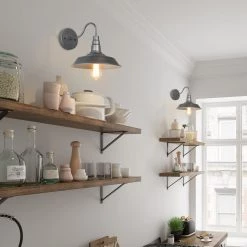 Lighting LNC Pot Lid Wall Sconce-Clearance