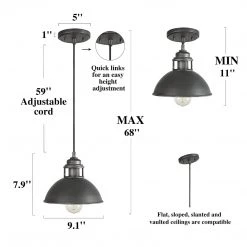 Google LNC Pot Lid Pendant Light