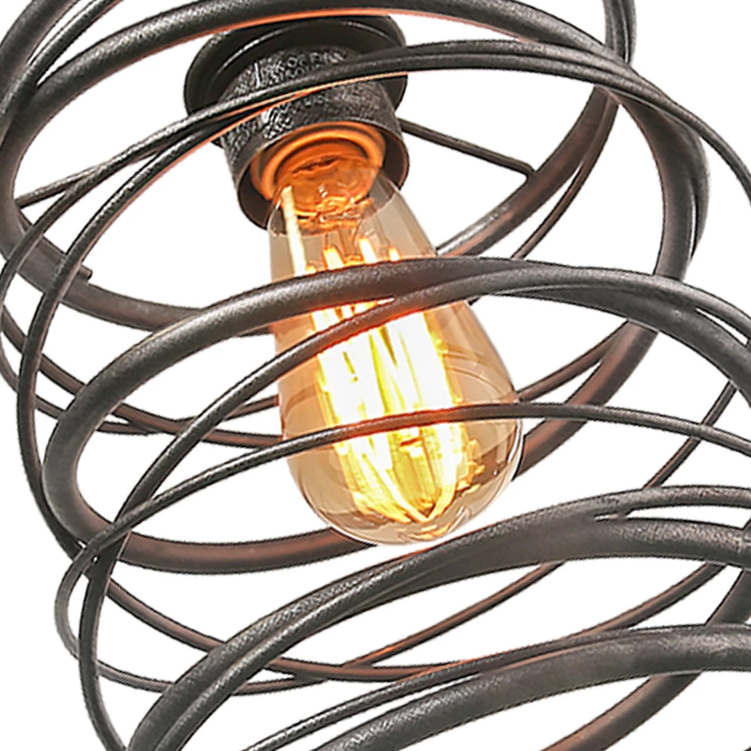 LNC Iron Spring Pendant Light-Clearance 10 LNC Iron Spring Pendant Light-Clearance