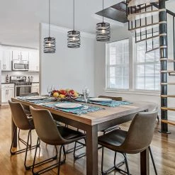 LNC Iron Spring Pendant Light-Clearance 21 LNC Iron Spring Pendant Light-Clearance