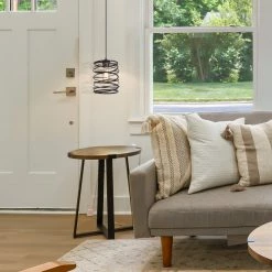 LNC Iron Spring Pendant Light-Clearance 28 LNC Iron Spring Pendant Light-Clearance