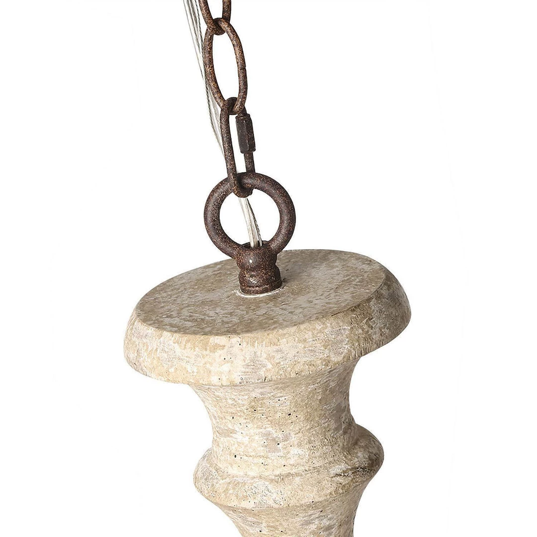 Lighting LNC Rustic Weathered Chandelier - 6 Lights-Open Box 10 Lighting LNC Rustic Weathered Chandelier - 6 Lights-Open Box