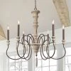 Hot Sale LNC Rustic Weathered Chandelier - 6 Lights