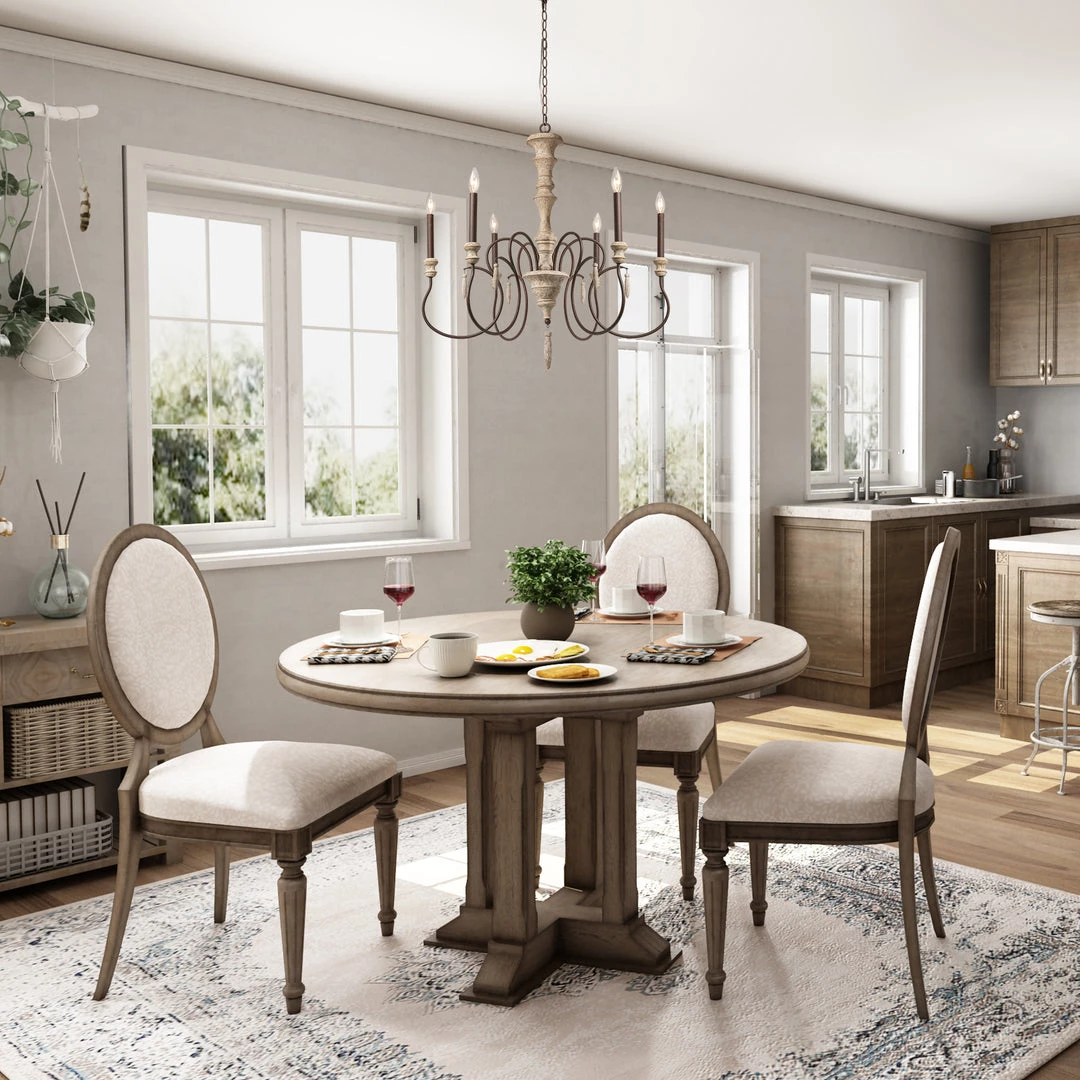 Hot Sale LNC Rustic Weathered Chandelier - 6 Lights 16 Hot Sale LNC Rustic Weathered Chandelier - 6 Lights