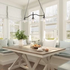 LNC Linear Half Dome Shade Chandelier-Open Box Lighting