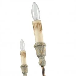 Lighting LNC Rustic Weathered Chandelier - 5 Lights-Open Box