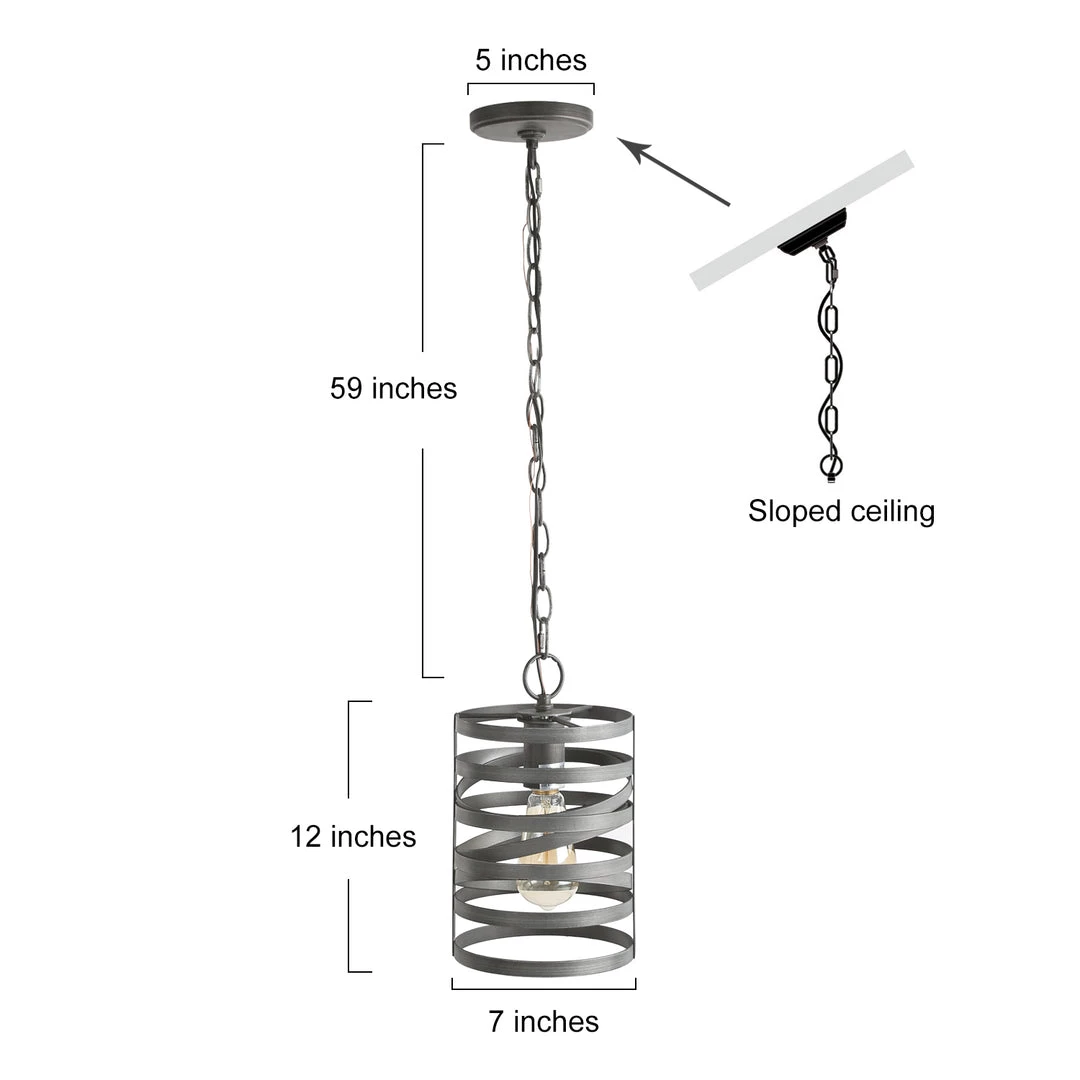 LNC Iron Cage Pendant-Clearance Lighting 7 LNC Iron Cage Pendant-Clearance Lighting