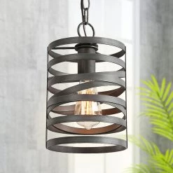 LNC Iron Cage Pendant-Clearance Lighting