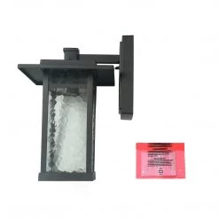 Hot Sale LNC Black Modern Seeded Glass Outdoor Wall Light 22 Hot Sale LNC Black Modern Seeded Glass Outdoor Wall Light