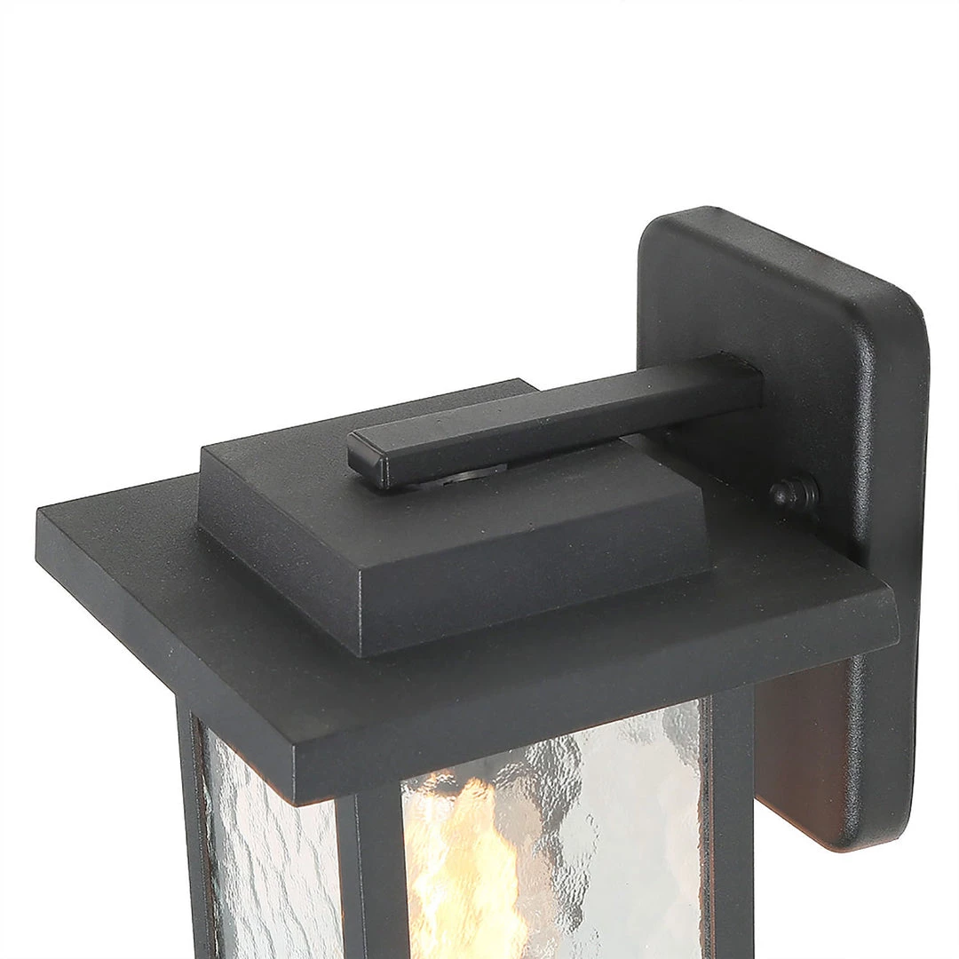 Hot Sale LNC Black Modern Seeded Glass Outdoor Wall Light 10 Hot Sale LNC Black Modern Seeded Glass Outdoor Wall Light