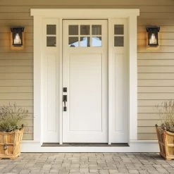 LNC Textured Glass Cubic Sconce