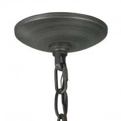 LNC Slim Metal Chandelier - 6 Lights-Clearance Lighting