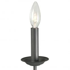 LNC Slim Metal Chandelier - 6 Lights-Clearance Lighting