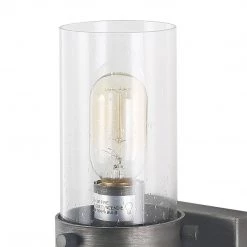 Lighting LNC Distressed Wood Wall Sconce-Clearance