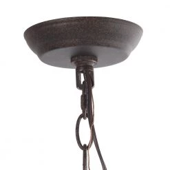 LNC Weathered Cottage Chandelier - 6 Lights-Open Box